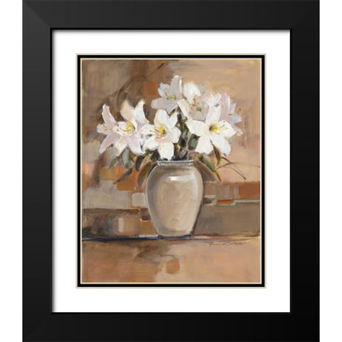 Fresh Accents II Black Modern Wood Framed Art Print with Double Matting by Oesterle, Roz
