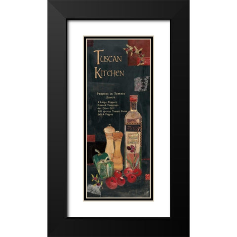 Peppers in Tomato Sauce Black Modern Wood Framed Art Print with Double Matting by Pope, Kate and Elizabeth