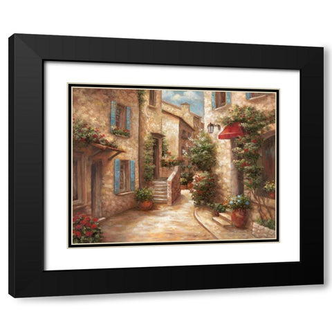 Italiano Villagio I Black Modern Wood Framed Art Print with Double Matting by Nan