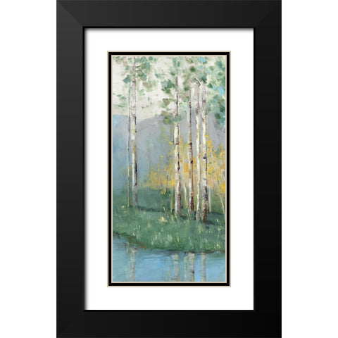 Birch Black Modern Wood Framed Art Print with Double Matting by Swatland, Sally