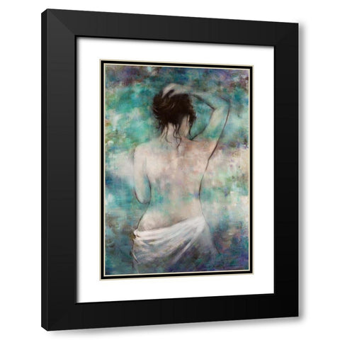Morning Repose Black Modern Wood Framed Art Print with Double Matting by Orme, E. Anthony