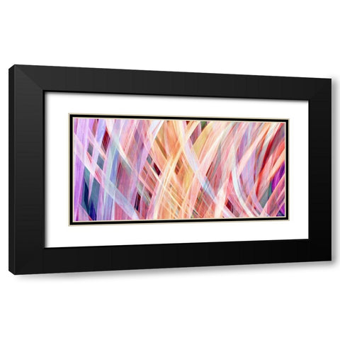 Miranda Black Modern Wood Framed Art Print with Double Matting by Butler, John