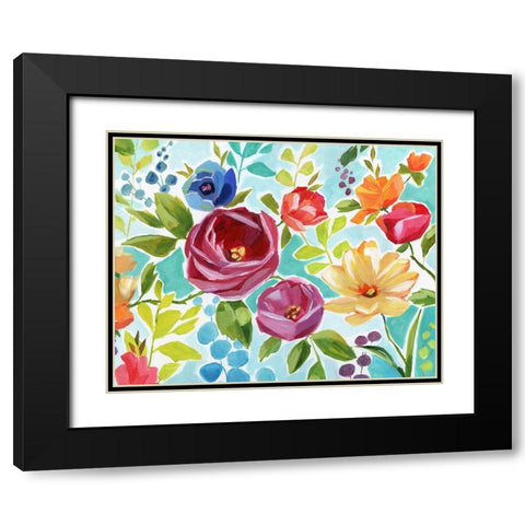 Modern Garden IV Black Modern Wood Framed Art Print with Double Matting by Nan