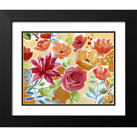 Modern Garden VI Black Modern Wood Framed Art Print with Double Matting by Nan