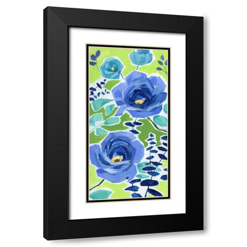 Modern Garden VII Black Modern Wood Framed Art Print with Double Matting by Nan