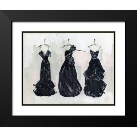Black and Bling II Black Modern Wood Framed Art Print with Double Matting by Swatland, Sally