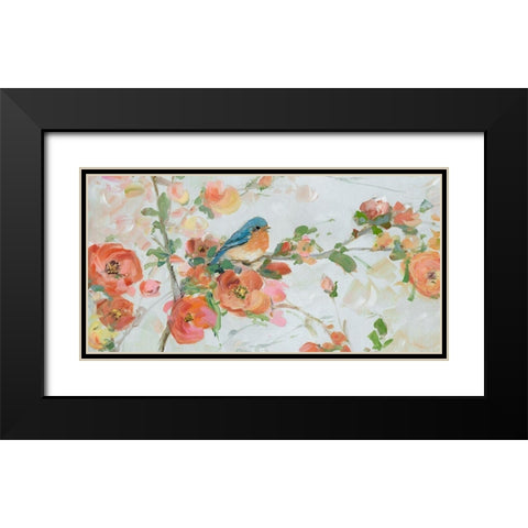 Bluebird Spring Day I Black Modern Wood Framed Art Print with Double Matting by Swatland, Sally