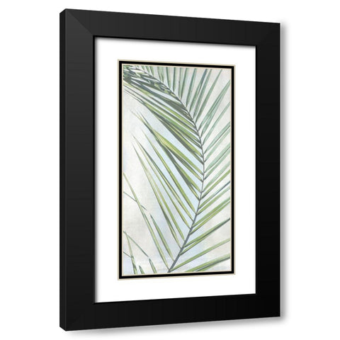 Palm Escape II Black Modern Wood Framed Art Print with Double Matting by Weisz, Irene