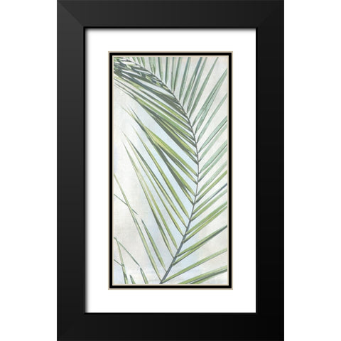 Palm Escape II Black Modern Wood Framed Art Print with Double Matting by Weisz, Irene