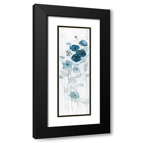 Fields of Blue II Black Modern Wood Framed Art Print with Double Matting by Swatland, Sally