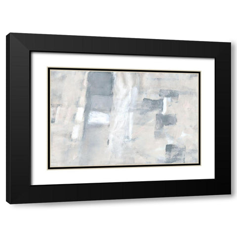 Fogscape I Black Modern Wood Framed Art Print with Double Matting by Pattinian, Merri