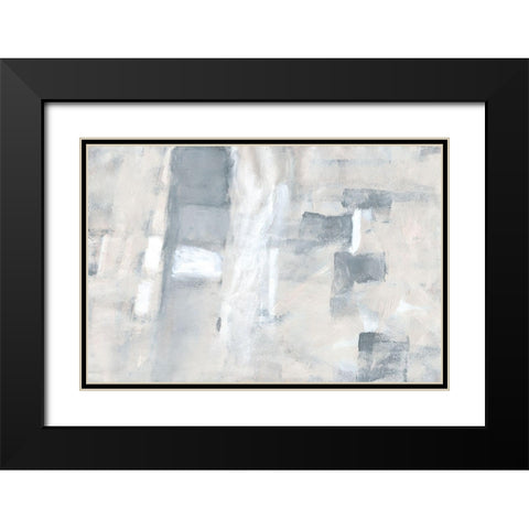 Fogscape I Black Modern Wood Framed Art Print with Double Matting by Pattinian, Merri