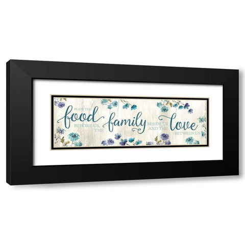 Food Family Love Black Modern Wood Framed Art Print with Double Matting by Knutsen, Conrad
