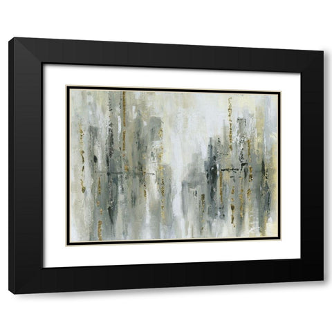 City Shine Black Modern Wood Framed Art Print with Double Matting by Robinson, Carol