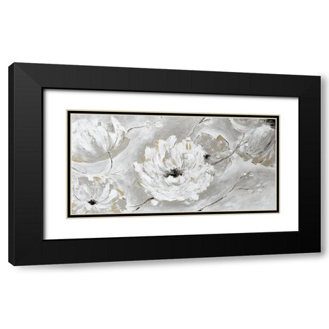 Silver Sun Garden Black Modern Wood Framed Art Print with Double Matting by Craven, Katrina