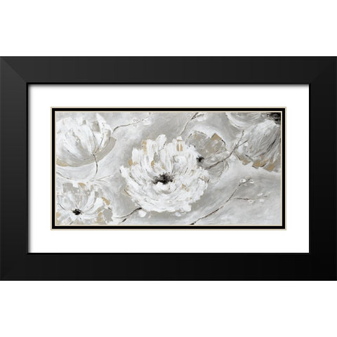 Silver Sun Garden Black Modern Wood Framed Art Print with Double Matting by Craven, Katrina