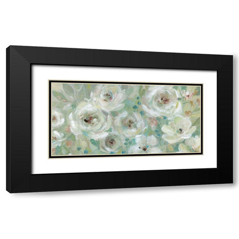 Pastel Symphony Black Modern Wood Framed Art Print with Double Matting by Robinson, Carol