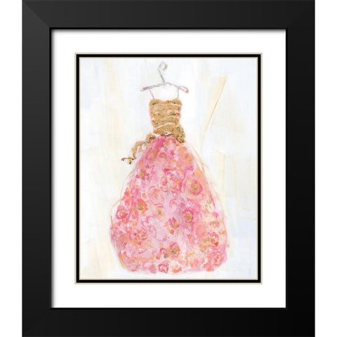 Ball Gown II Black Modern Wood Framed Art Print with Double Matting by Swatland, Sally