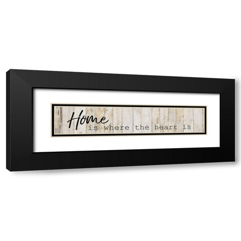 Home Black Modern Wood Framed Art Print with Double Matting by Craven, Katrina