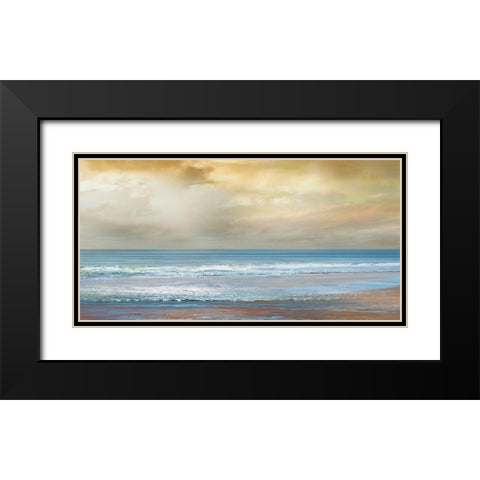 Beach Dreams Black Modern Wood Framed Art Print with Double Matting by Calascibetta, Mike