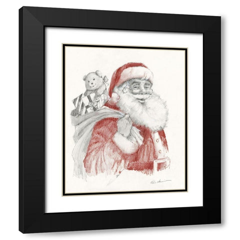 Ready for Christmas Black Modern Wood Framed Art Print with Double Matting by Manning, Ruane