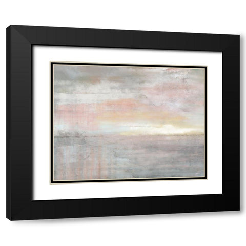 Early Morning Black Modern Wood Framed Art Print with Double Matting by Nan