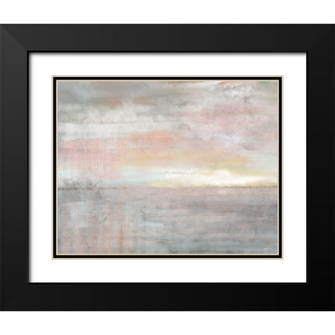 Early Morning Black Modern Wood Framed Art Print with Double Matting by Nan