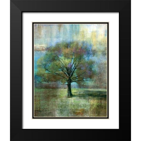 Dream Field Black Modern Wood Framed Art Print with Double Matting by Nan