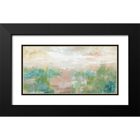 Sea Oats II Black Modern Wood Framed Art Print with Double Matting by Nan