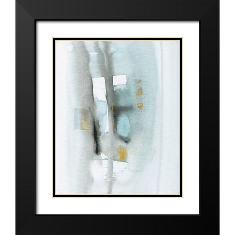 Amalfi II Black Modern Wood Framed Art Print with Double Matting by Jill, Susan