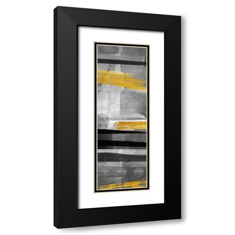 Layers of Time I Black Modern Wood Framed Art Print with Double Matting by Jill, Susan
