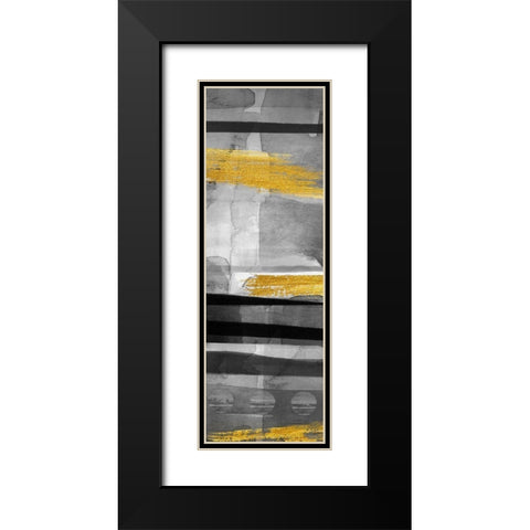 Layers of Time I Black Modern Wood Framed Art Print with Double Matting by Jill, Susan