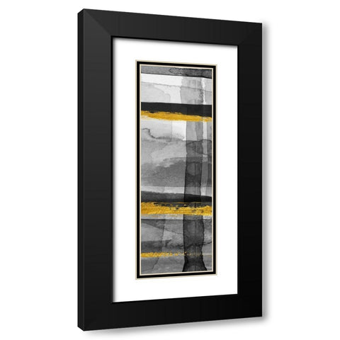 Layers of Time II Black Modern Wood Framed Art Print with Double Matting by Jill, Susan