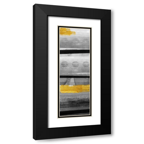 Layers of Time III Black Modern Wood Framed Art Print with Double Matting by Jill, Susan