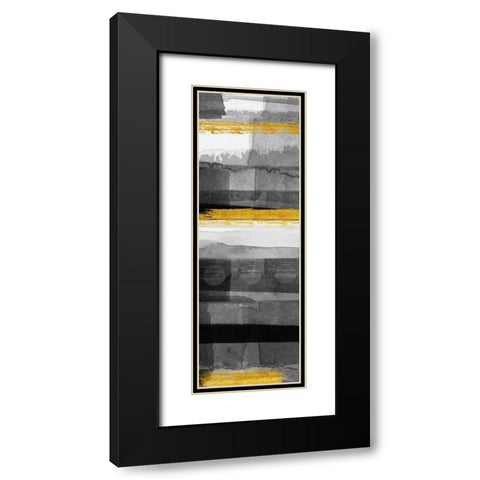 Layers of Time IV Black Modern Wood Framed Art Print with Double Matting by Jill, Susan