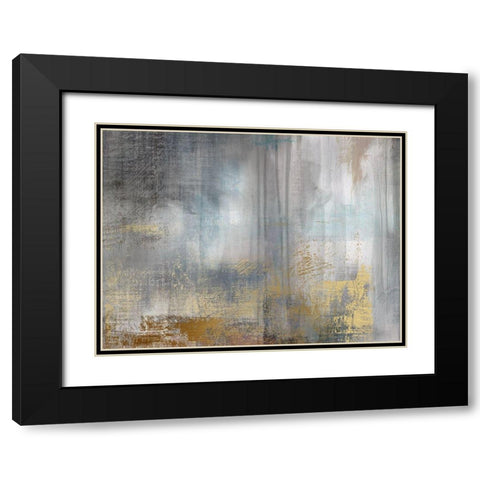 Misty Sky II Revisit Black Modern Wood Framed Art Print with Double Matting by Nan