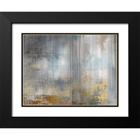 Misty Sky II Revisit Black Modern Wood Framed Art Print with Double Matting by Nan