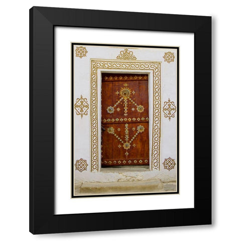 Oasis Door Black Modern Wood Framed Art Print with Double Matting by Pavon, Aldo