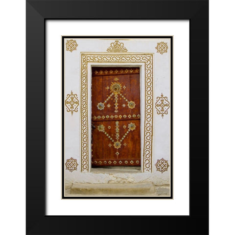 Oasis Door Black Modern Wood Framed Art Print with Double Matting by Pavon, Aldo