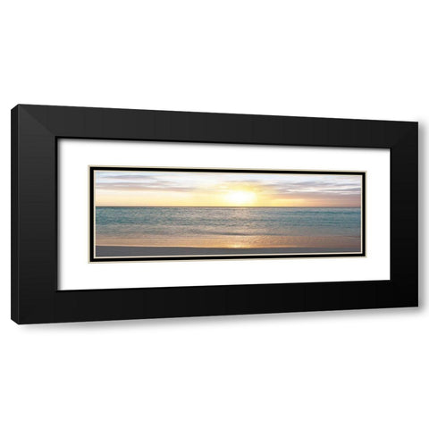 Sunset Reflection Black Modern Wood Framed Art Print with Double Matting by Carpentieri, Natalie