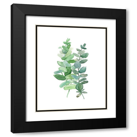 Eucalyptus II Black Modern Wood Framed Art Print with Double Matting by Robinson, Carol