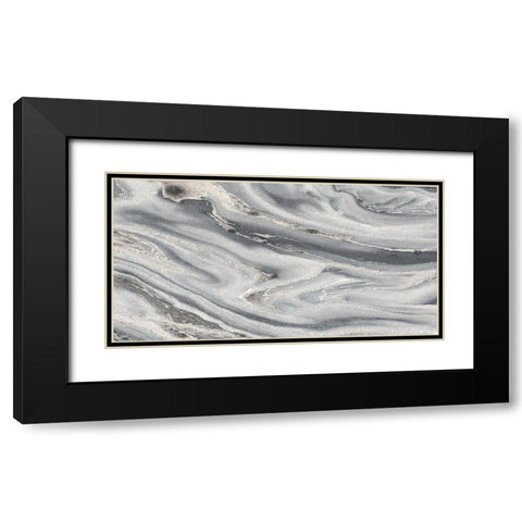 Amalfi Black Modern Wood Framed Art Print with Double Matting by Jill, Susan