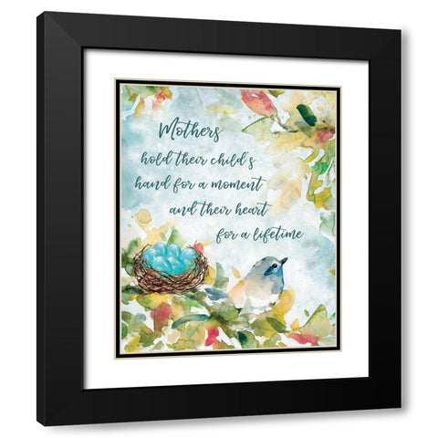Mothers Nest I Black Modern Wood Framed Art Print with Double Matting by Robinson, Carol