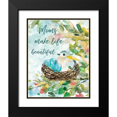 Mothers Nest II Black Modern Wood Framed Art Print with Double Matting by Robinson, Carol