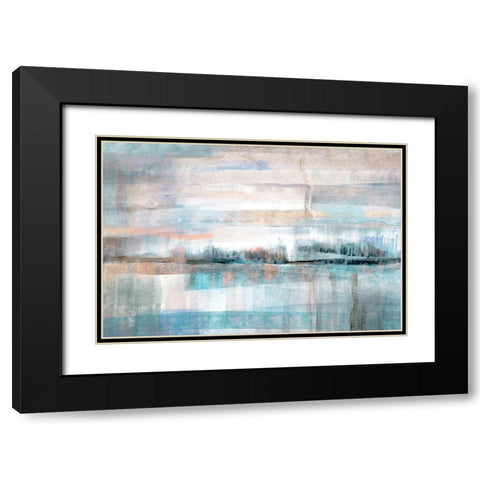 Pastel Valley Black Modern Wood Framed Art Print with Double Matting by Nan