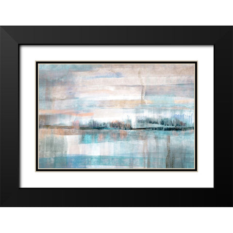 Pastel Valley Black Modern Wood Framed Art Print with Double Matting by Nan