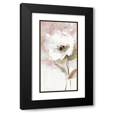 Summer Bloom II Black Modern Wood Framed Art Print with Double Matting by Robinson, Carol