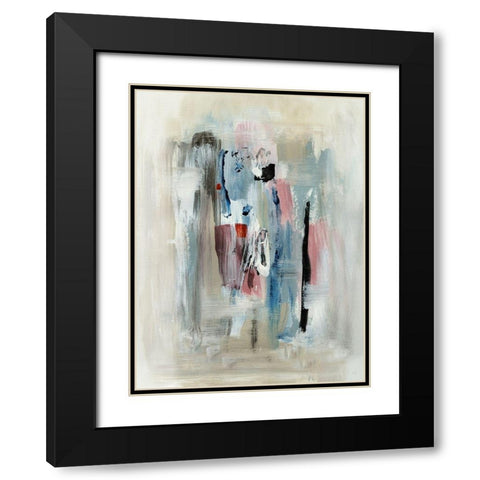 Rain Shadow II Black Modern Wood Framed Art Print with Double Matting by Jill, Susan
