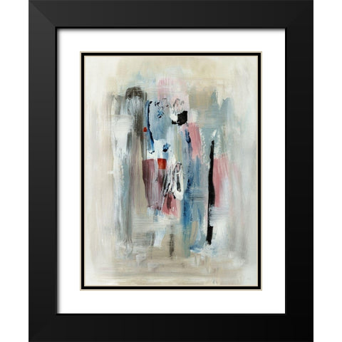 Rain Shadow II Black Modern Wood Framed Art Print with Double Matting by Jill, Susan