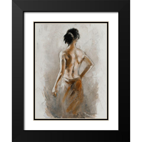 Spa Moment Black Modern Wood Framed Art Print with Double Matting by Orme, E. Anthony